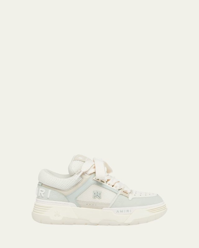 MA-1 Leather Mesh Sneakers